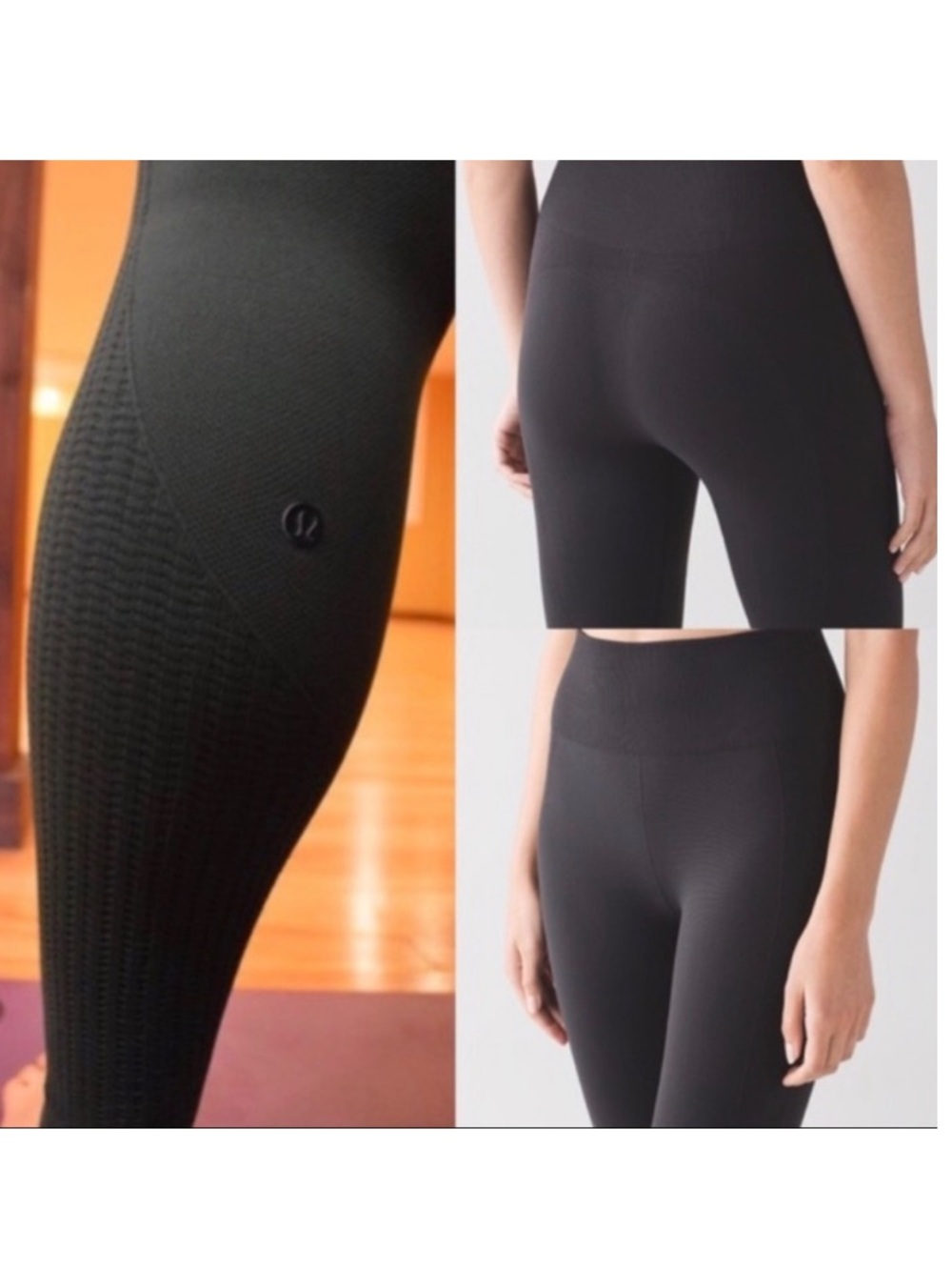 Lululemon Ebb to Street Compression Tights Black Leggings Size O